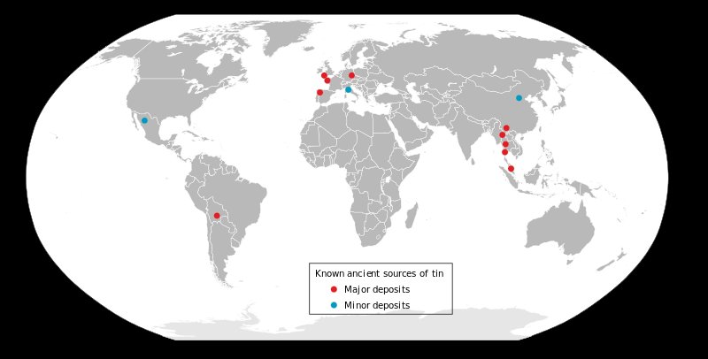 Ancient Tin sites